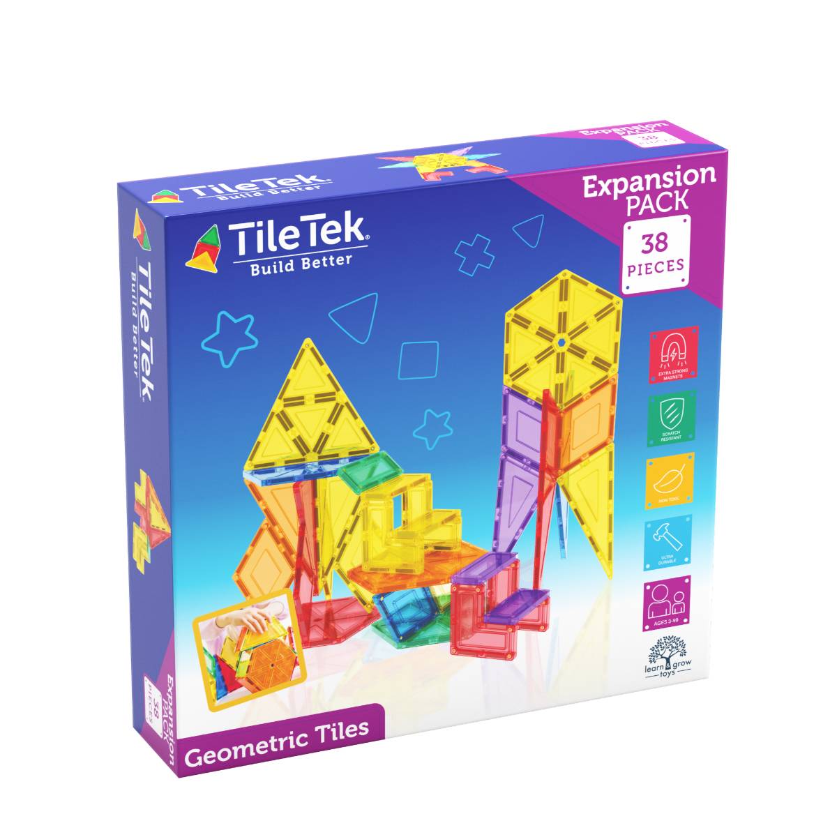 TileTek Geometric Tiles Expansion Pack 38 piece