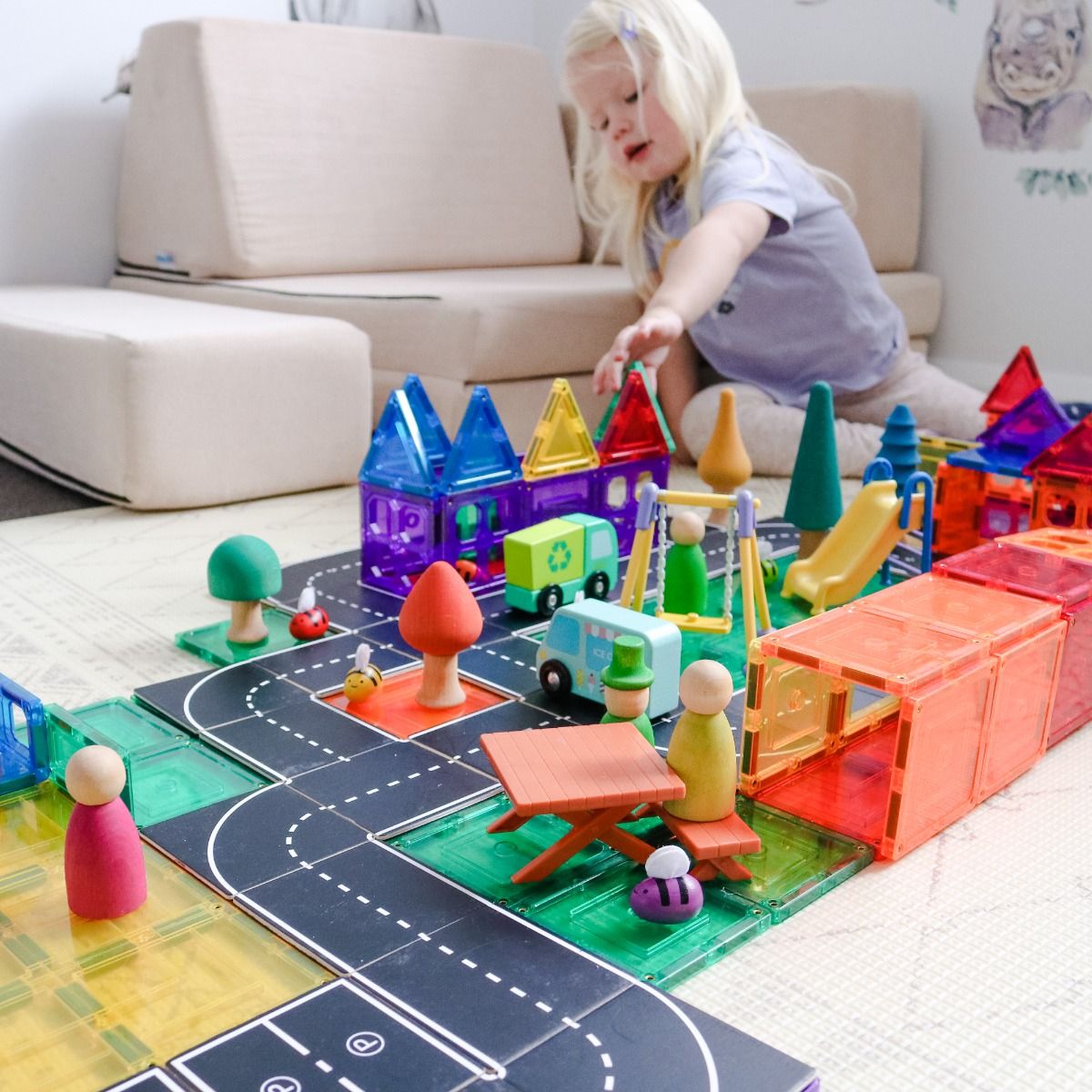 TileTek Tile Toppers Road Pack 40 piece