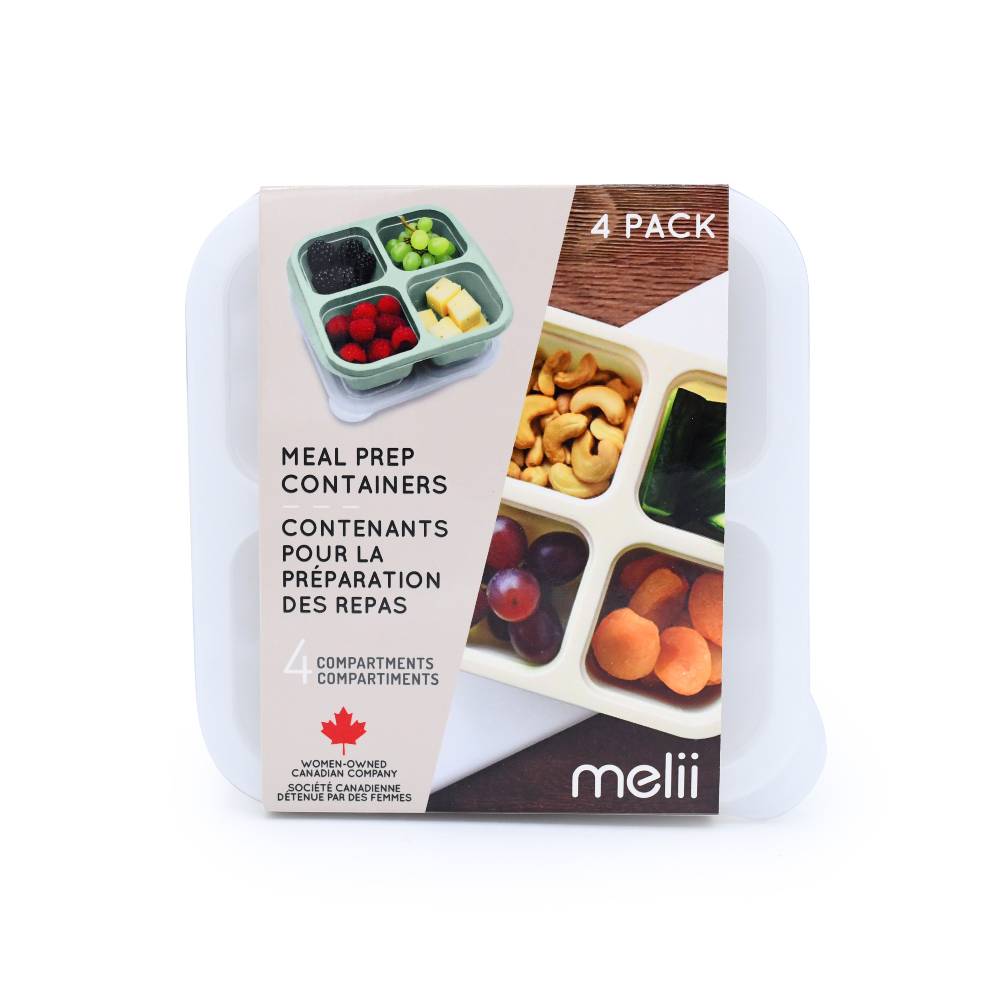 Melii Meal Prep Containers 4pk
