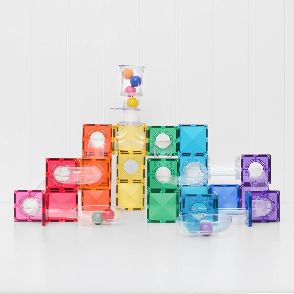 Connetix Ball Run Bright Pack - 114 piece