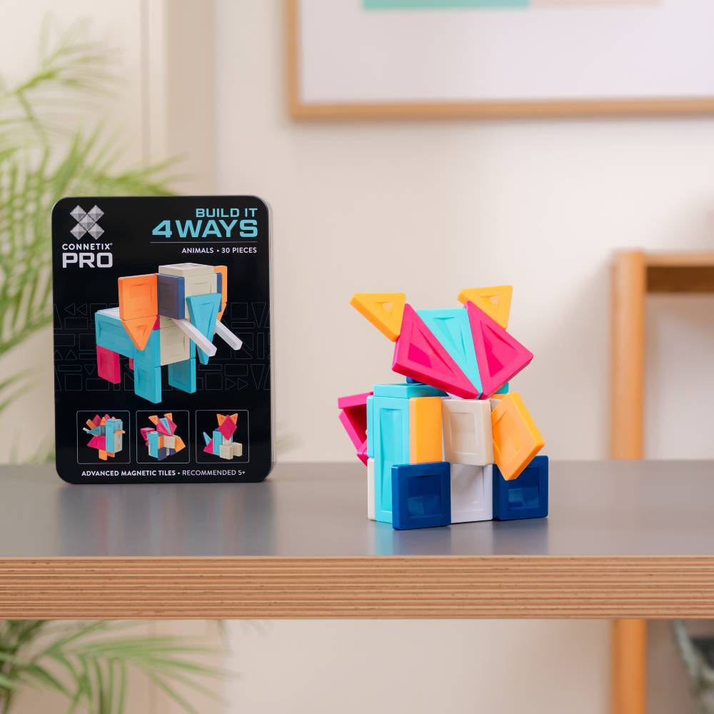 Connetix PRO Build It 4 Ways Animals Pack - 30 Piece