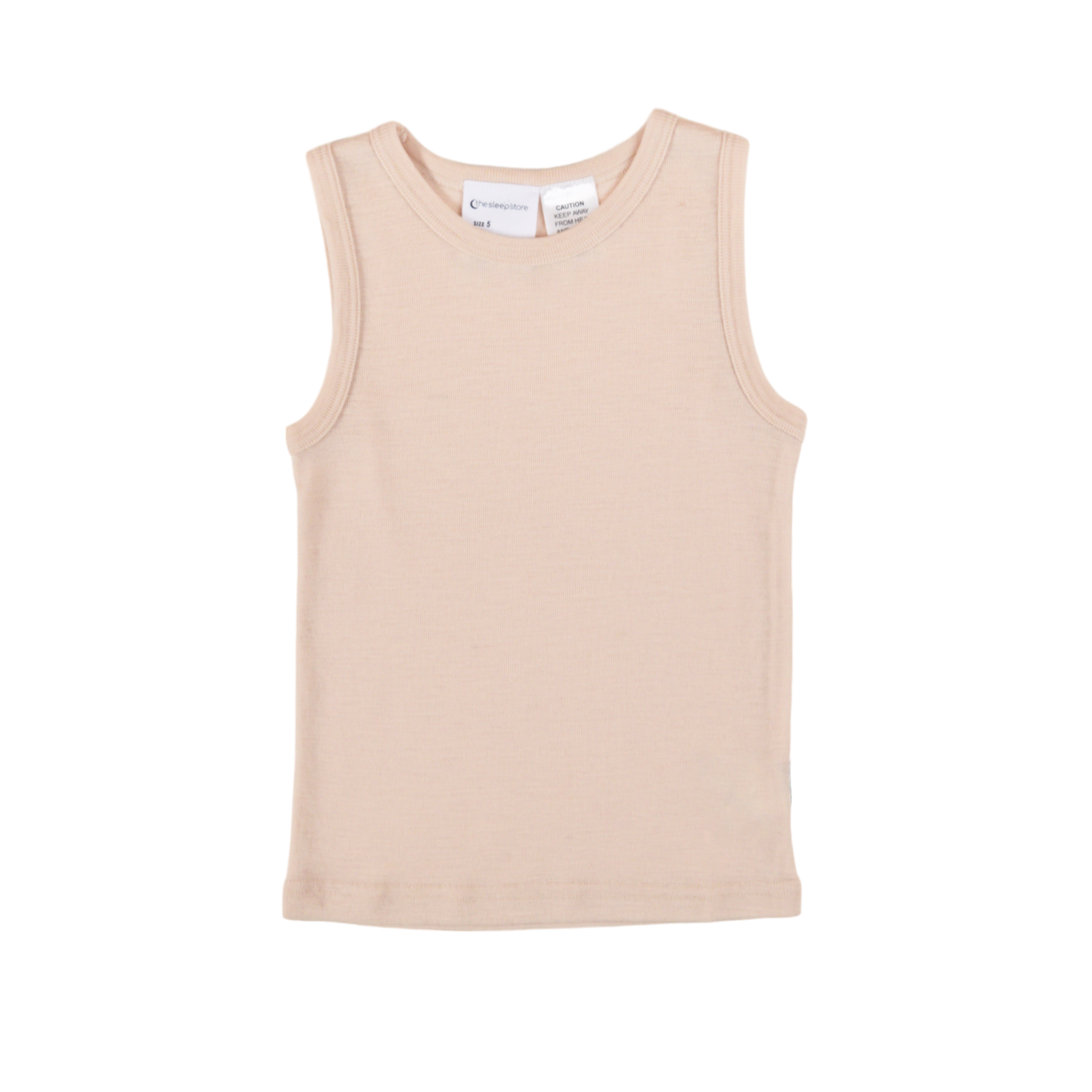 Deluxe Australian Merino Rib Kids Singlet - 2025 Clearance