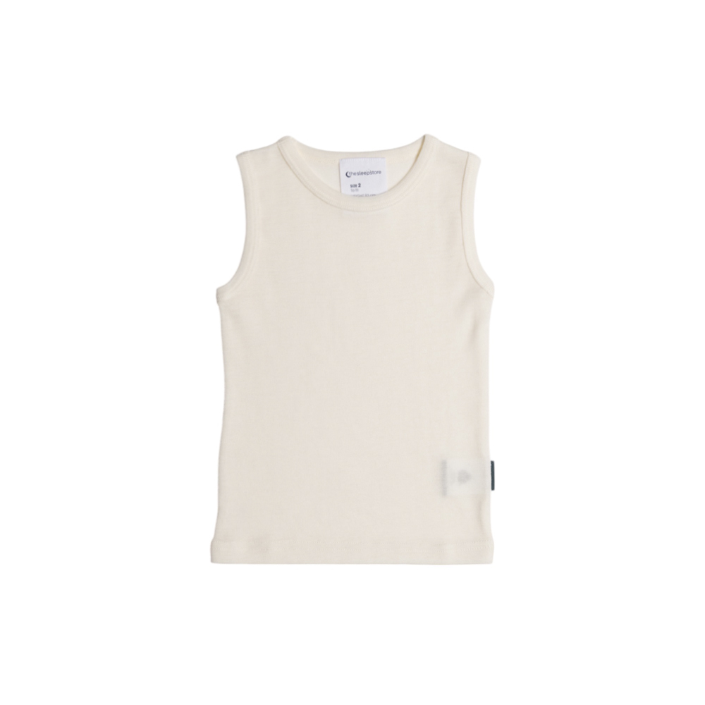 The Sleep Store Deluxe Merino Rib Kids Singlet