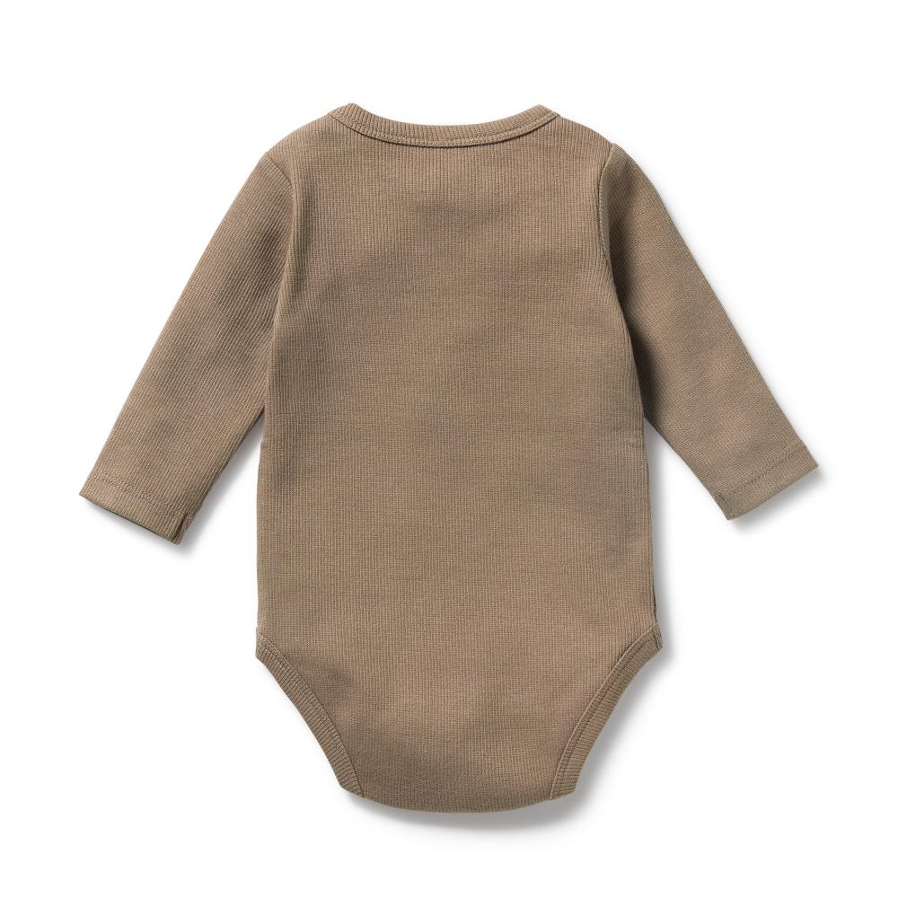 Wilson & Frenchy Organic Rib Long Sleeved Bodysuit