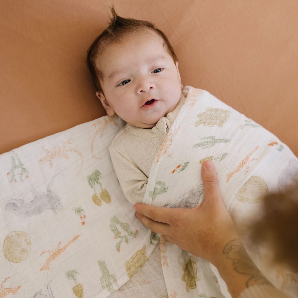 Little Unicorn - Cotton Muslin Swaddle Gift Set