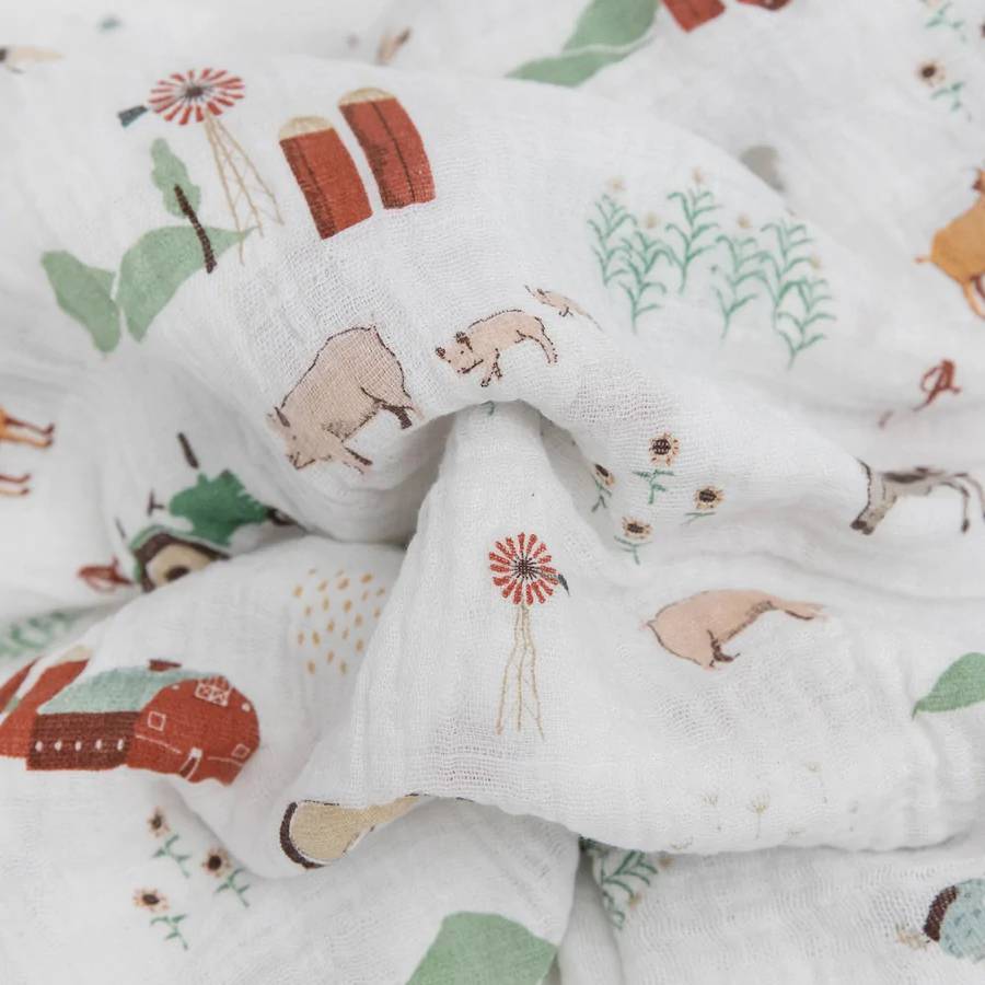 Little Unicorn - Cotton Muslin Swaddle Wrap