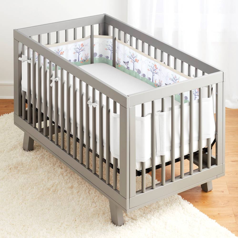 Print Breathable Mesh Cot Liner - 4 Sides