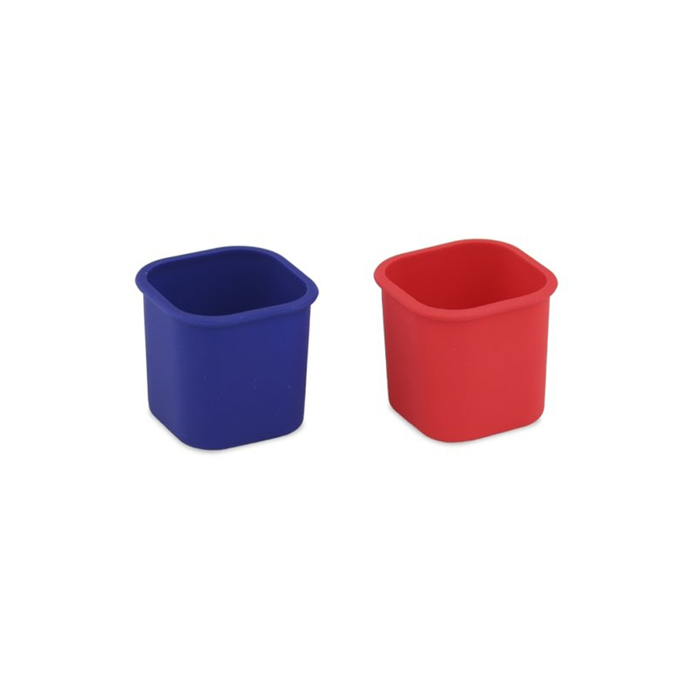 PlanetBox Lunchbox Pods - Launch/Shuttle 2 pack - Red & Blue