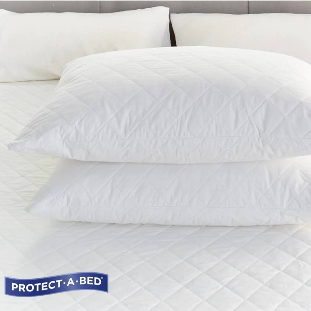 Quilted Cotton Pillow Protector