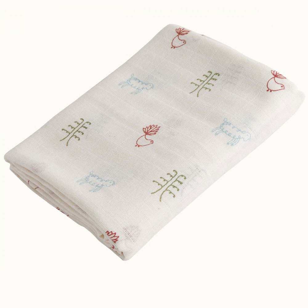 Nature Baby Organic Muslin Wrap Baby Blankets Swaddles