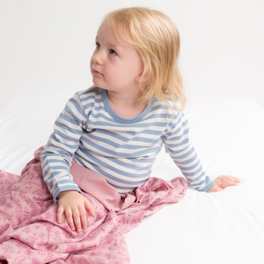 Woolbabe Merino/Organic Cotton Swaddle/Blanket