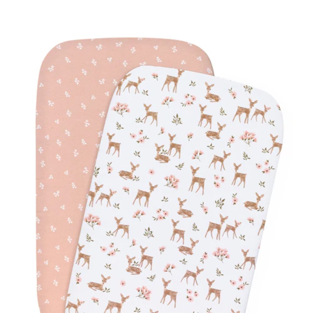 Living Textiles Jersey Fitted Sheet 2pk