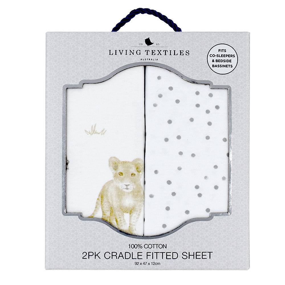 Living Textiles Jersey Fitted Sheet 2pk