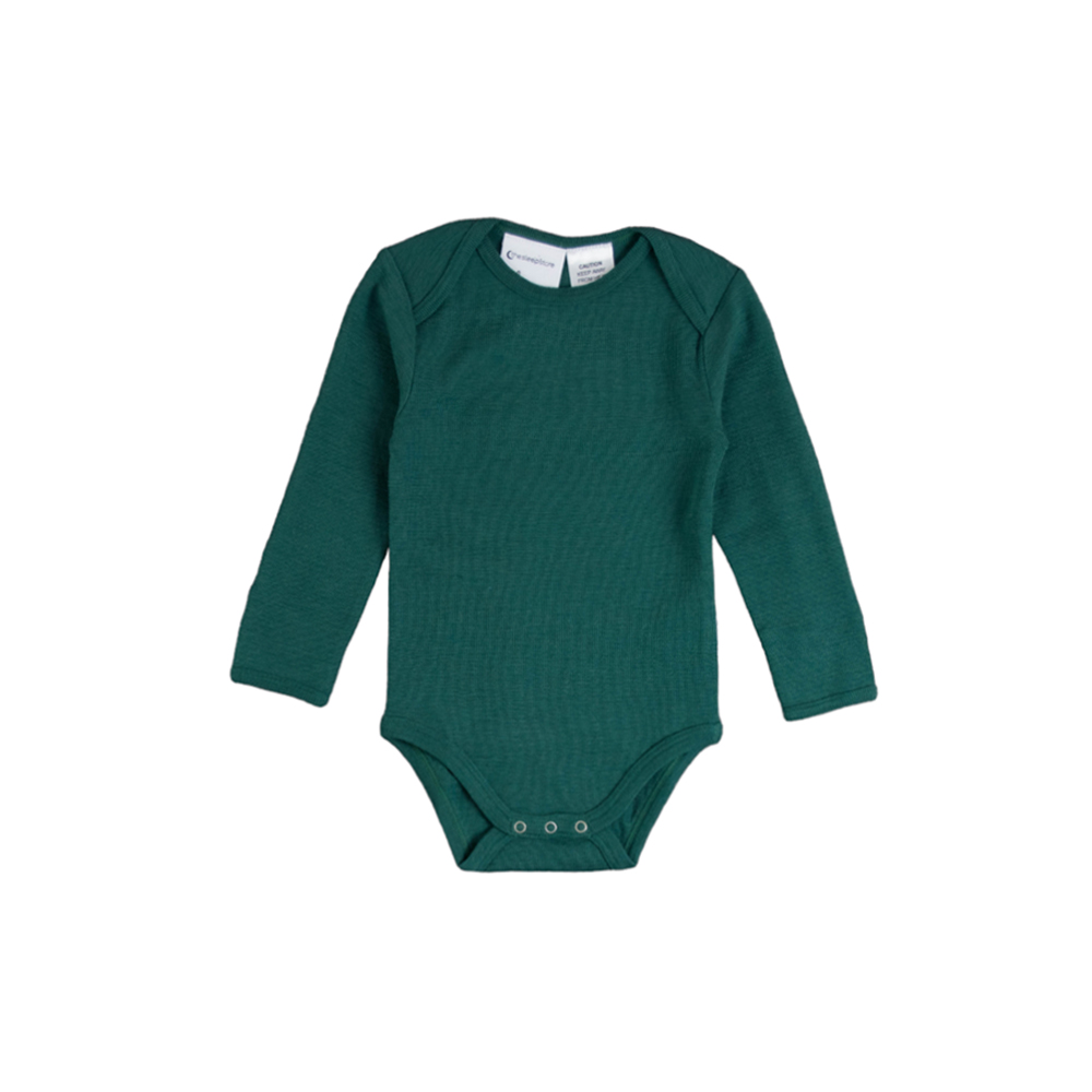 The Sleep Store Deluxe Merino Rib Long Sleeve Bodysuit