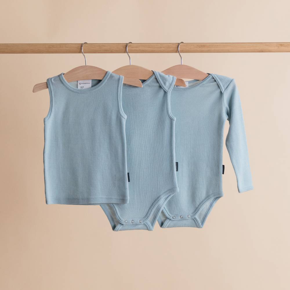 The Sleep Store Deluxe Merino Rib Long Sleeve Bodysuit