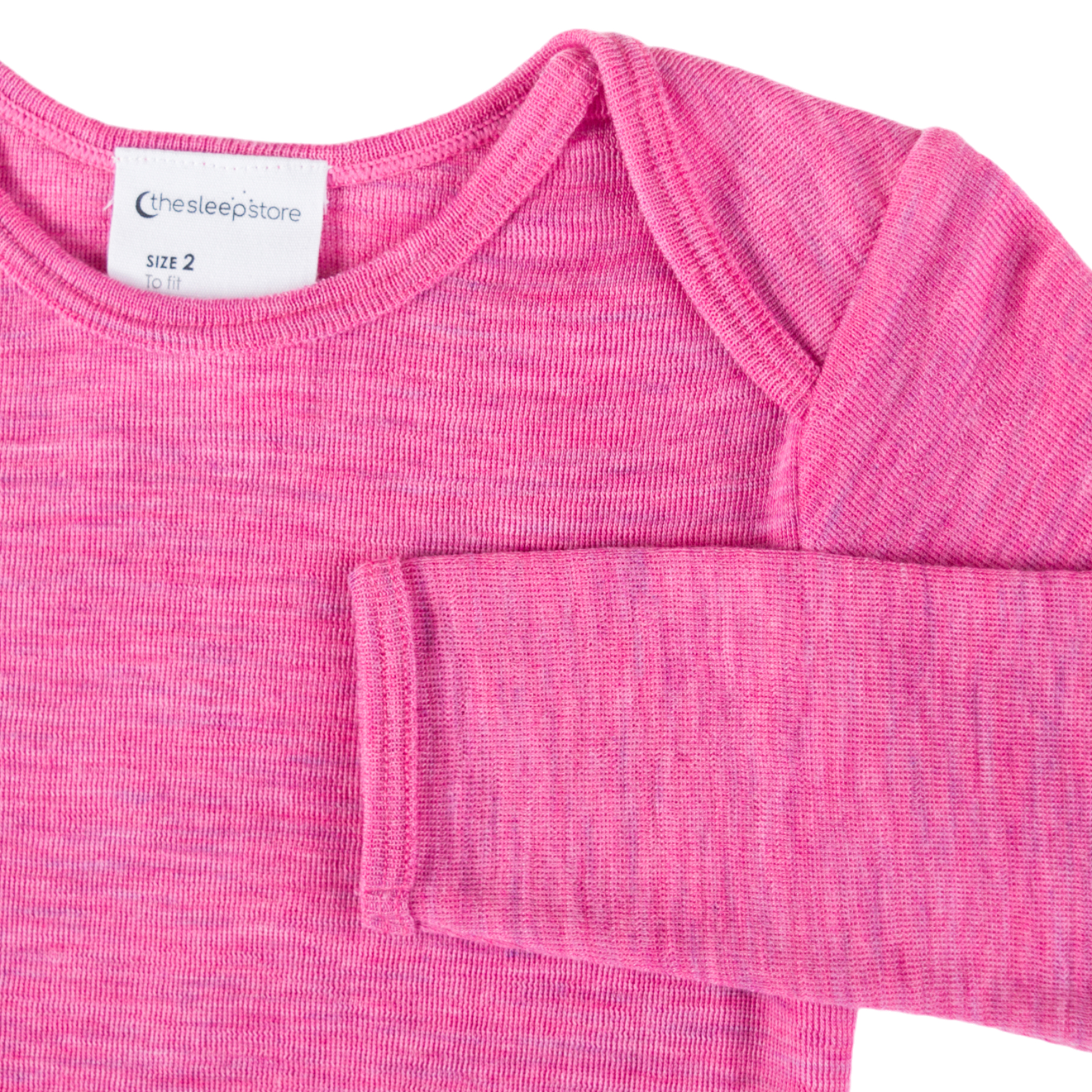 The Sleep Store Deluxe Merino Rib Long Sleeve Bodysuit