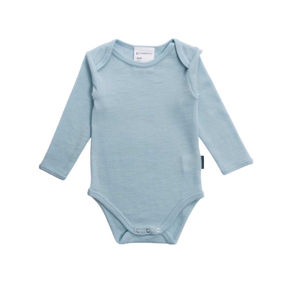 The Sleep Store Deluxe Merino Rib Long Sleeve Bodysuit