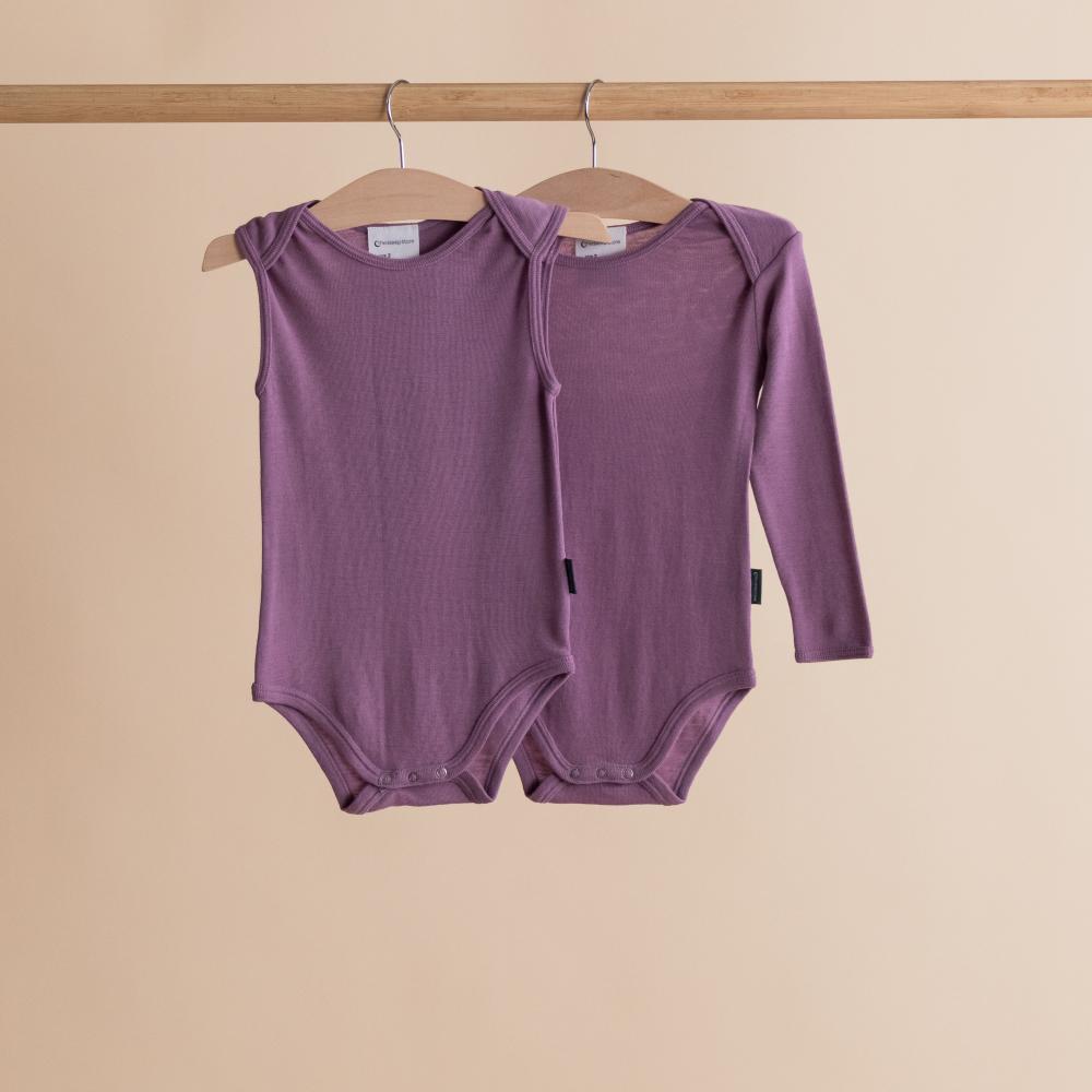 The Sleep Store Deluxe Australian Merino Rib Long Sleeve Bodysuit - 2025 Clearance