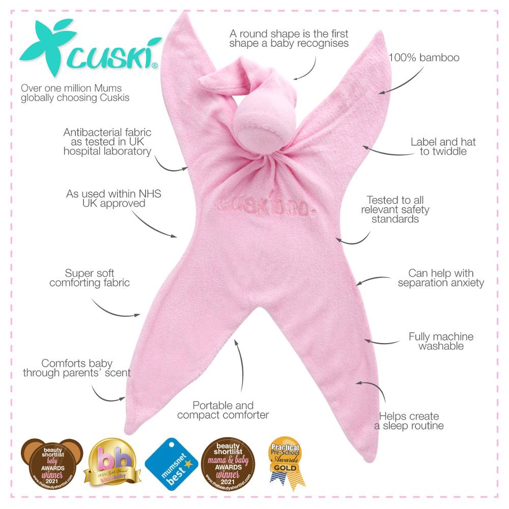 Cuski Baby Comforter Cuskiboo (Bamboo)