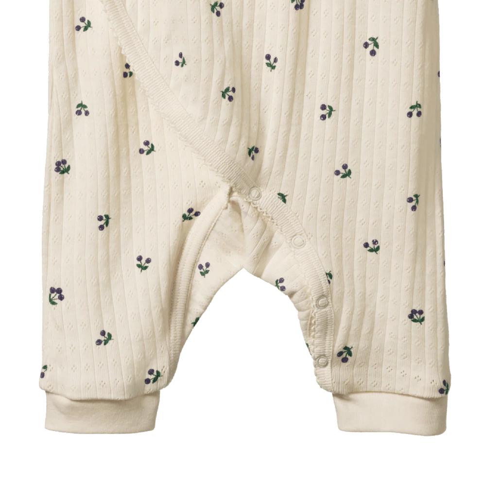 Nature Baby Cotton Pointelle Kimono Stretch and Grow