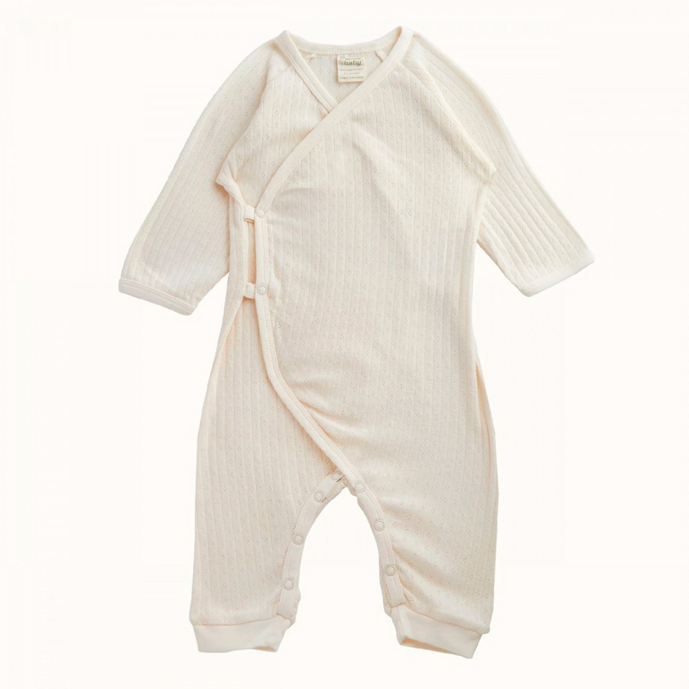 Nature Baby Pointelle Kimono Stretch and Grow