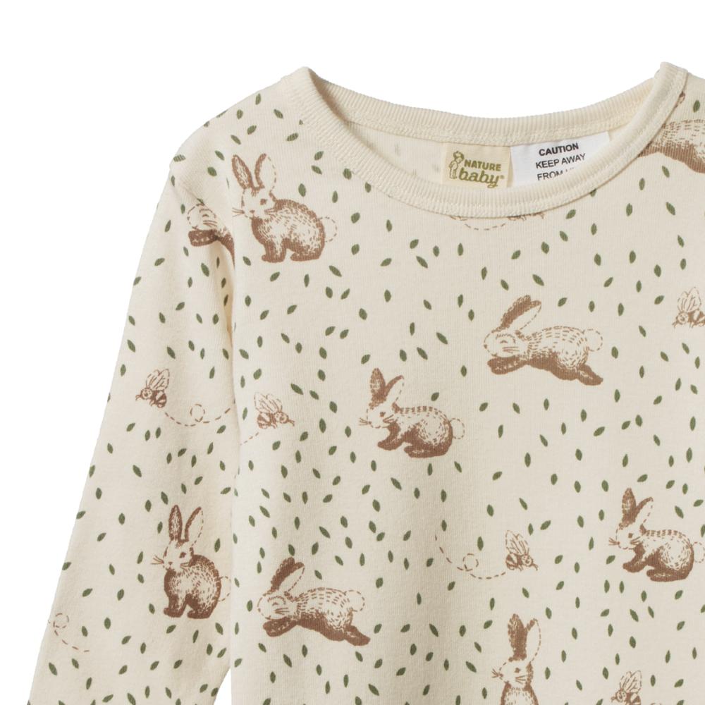 Nature Baby Long Sleeve Rib Pyjamas