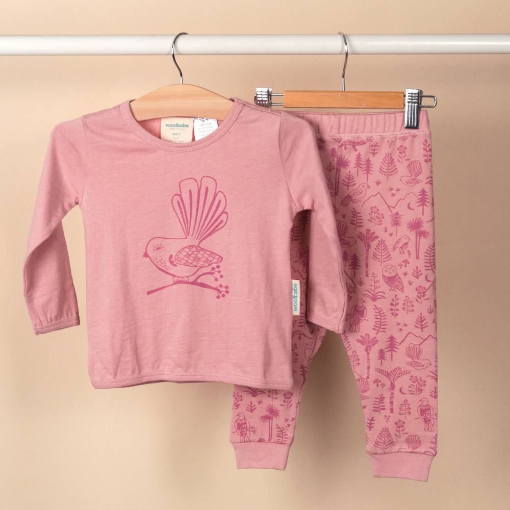 Woolbabe Merino/Organic Cotton Winter Pyjamas