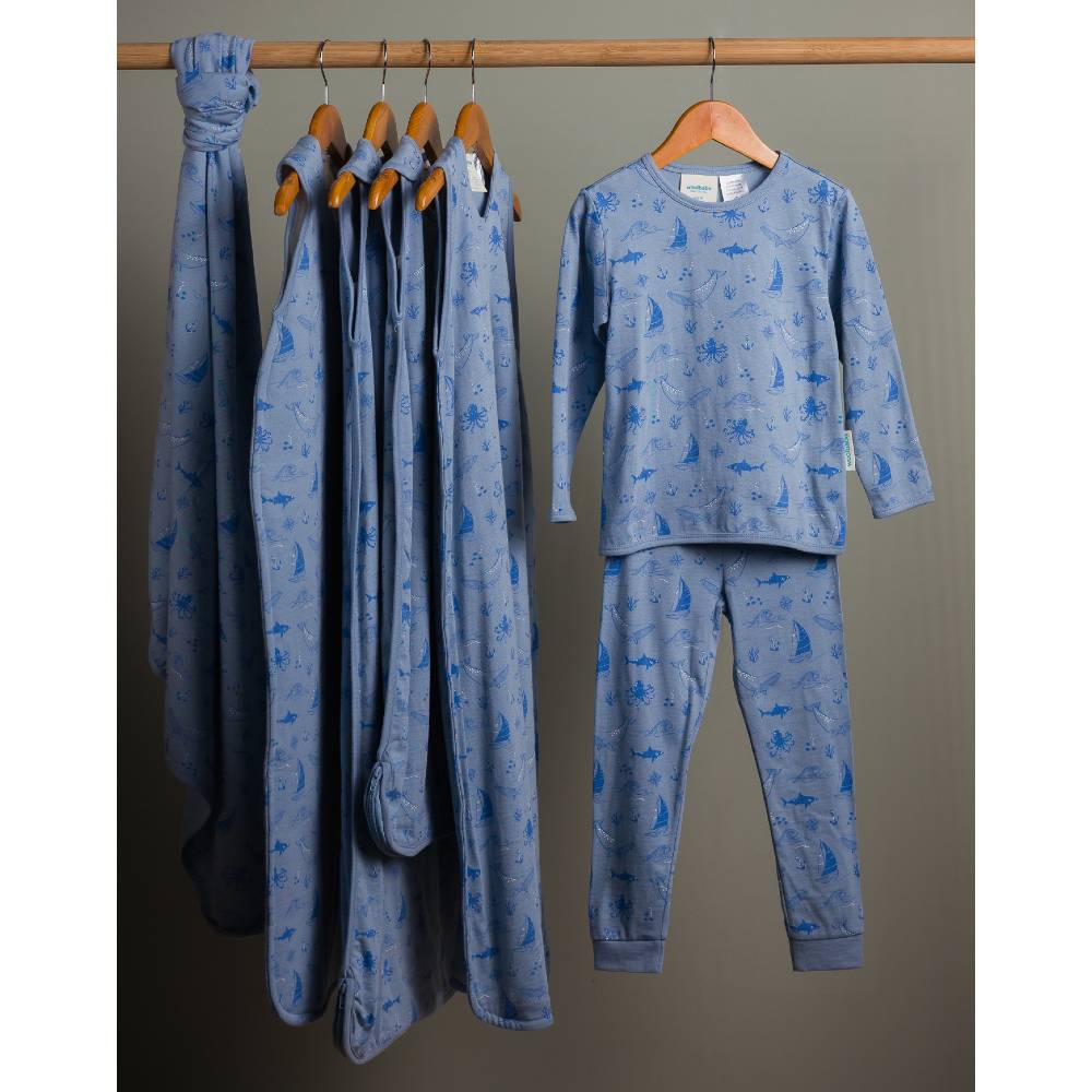 Woolbabe Merino/Organic Cotton Winter Pyjamas 1-8 years