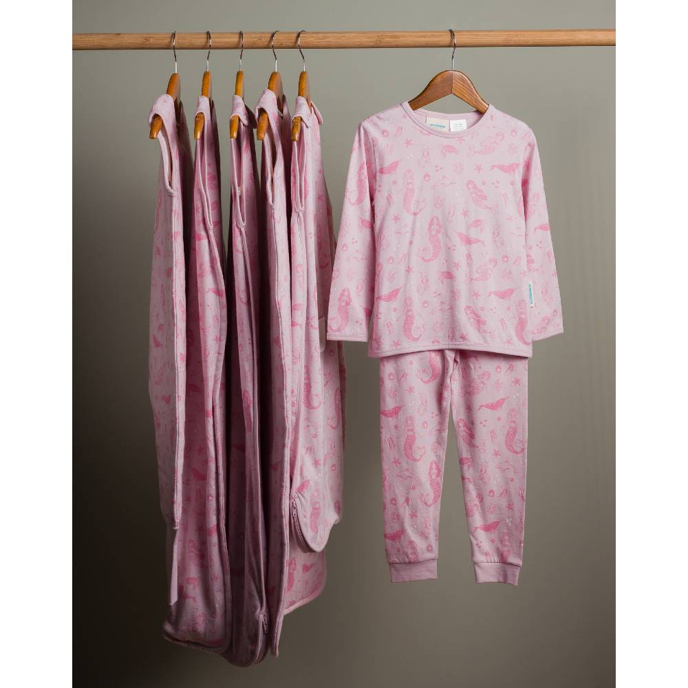Woolbabe Merino/Organic Cotton Winter Pyjamas 1-8 years