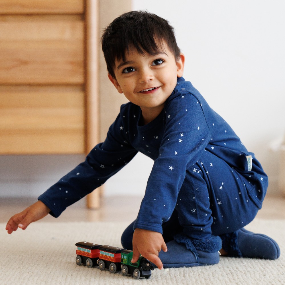 Woolbabe Merino/Organic Cotton Winter Pyjamas 1-8 years