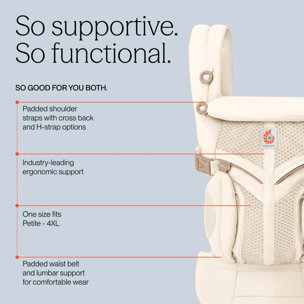 Ergobaby Omni Classic Carrier - Cool Mesh (includes safety & fit check)