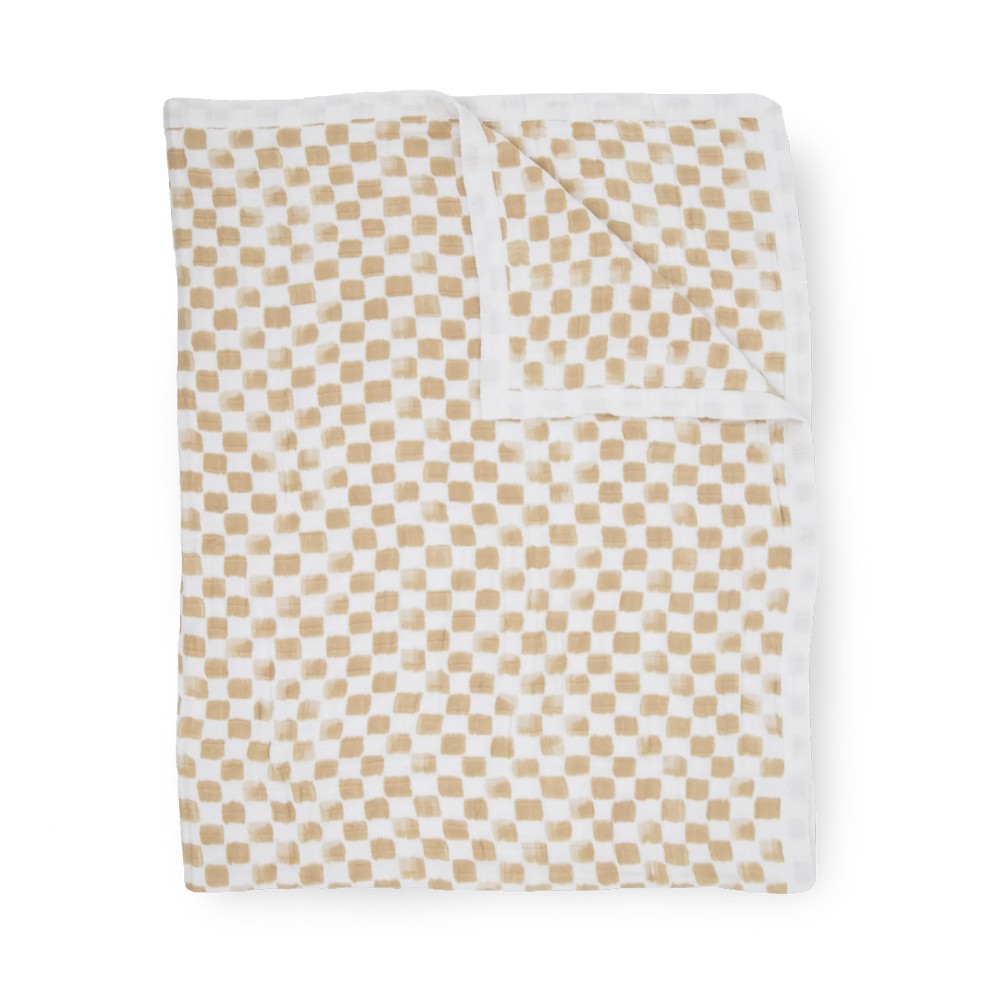 Little Unicorn Muslin Quilted Throw Blanket