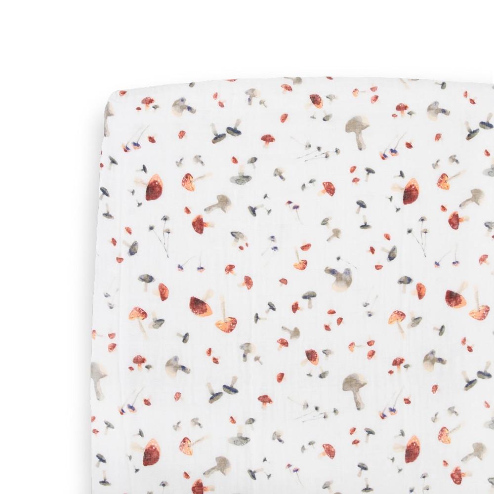 Little Unicorn - Muslin Fitted Cot Sheet - 132 x 71cm