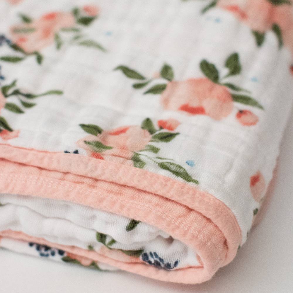 Little Unicorn 4 layer Muslin Cot Blanket