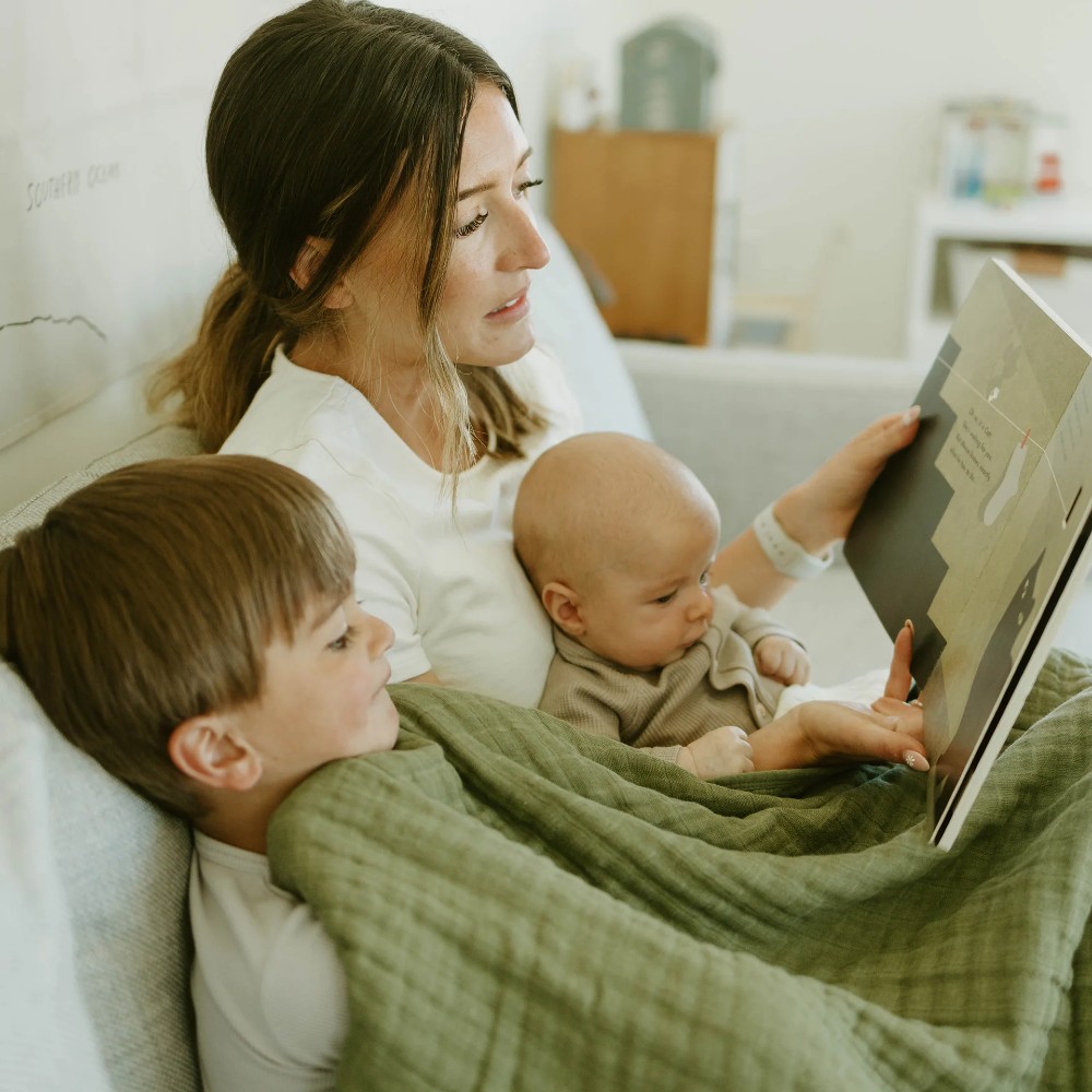 Little Unicorn 4 layer Muslin Cot Blanket