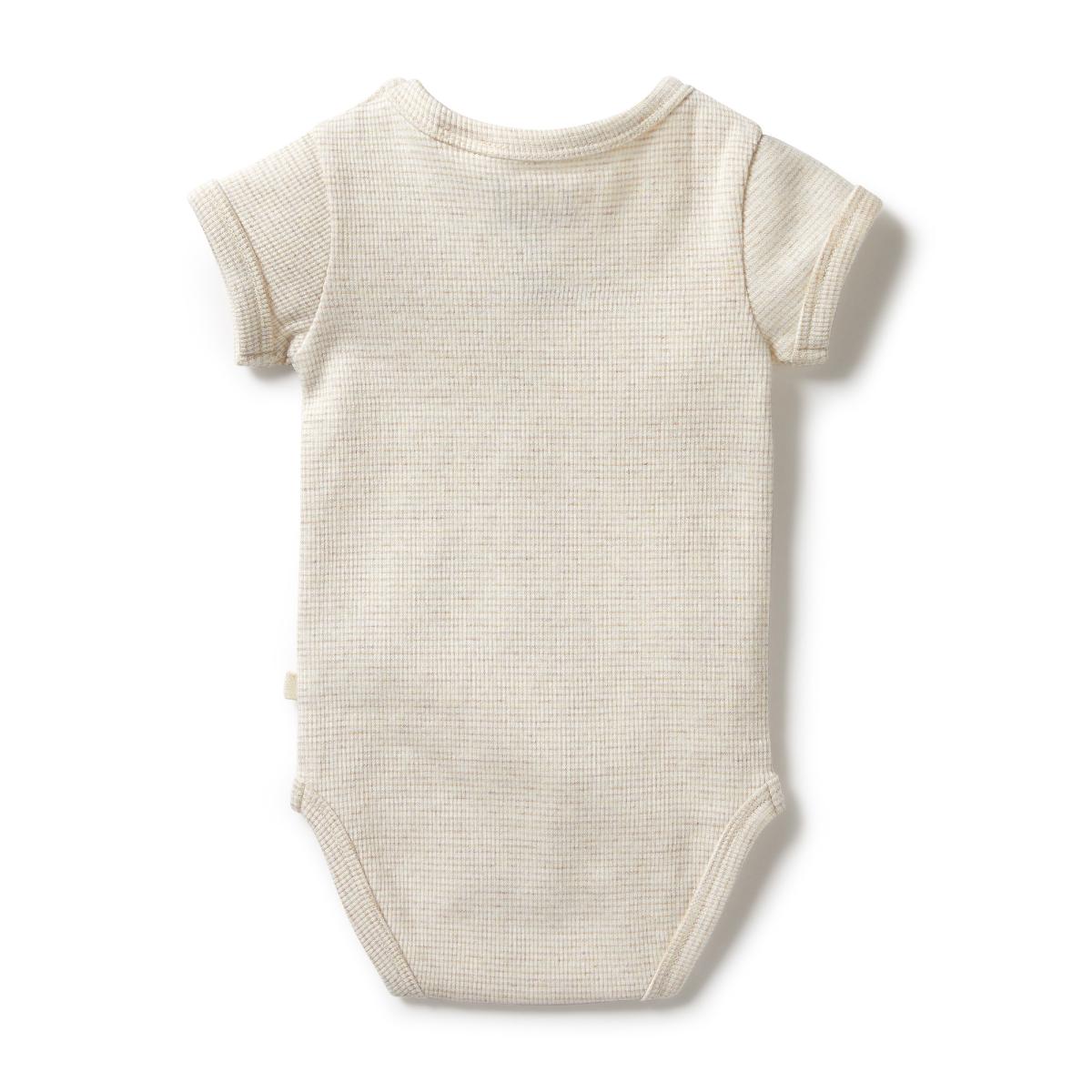 Wilson & Frenchy Organic Rib Short Sleeve Bodysuit