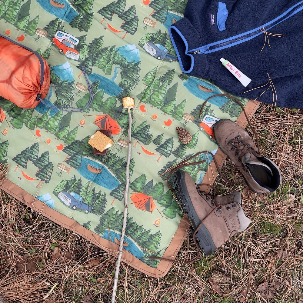 Little Unicorn - Outdoor Picnic Blanket - 5 x 5 (ft)