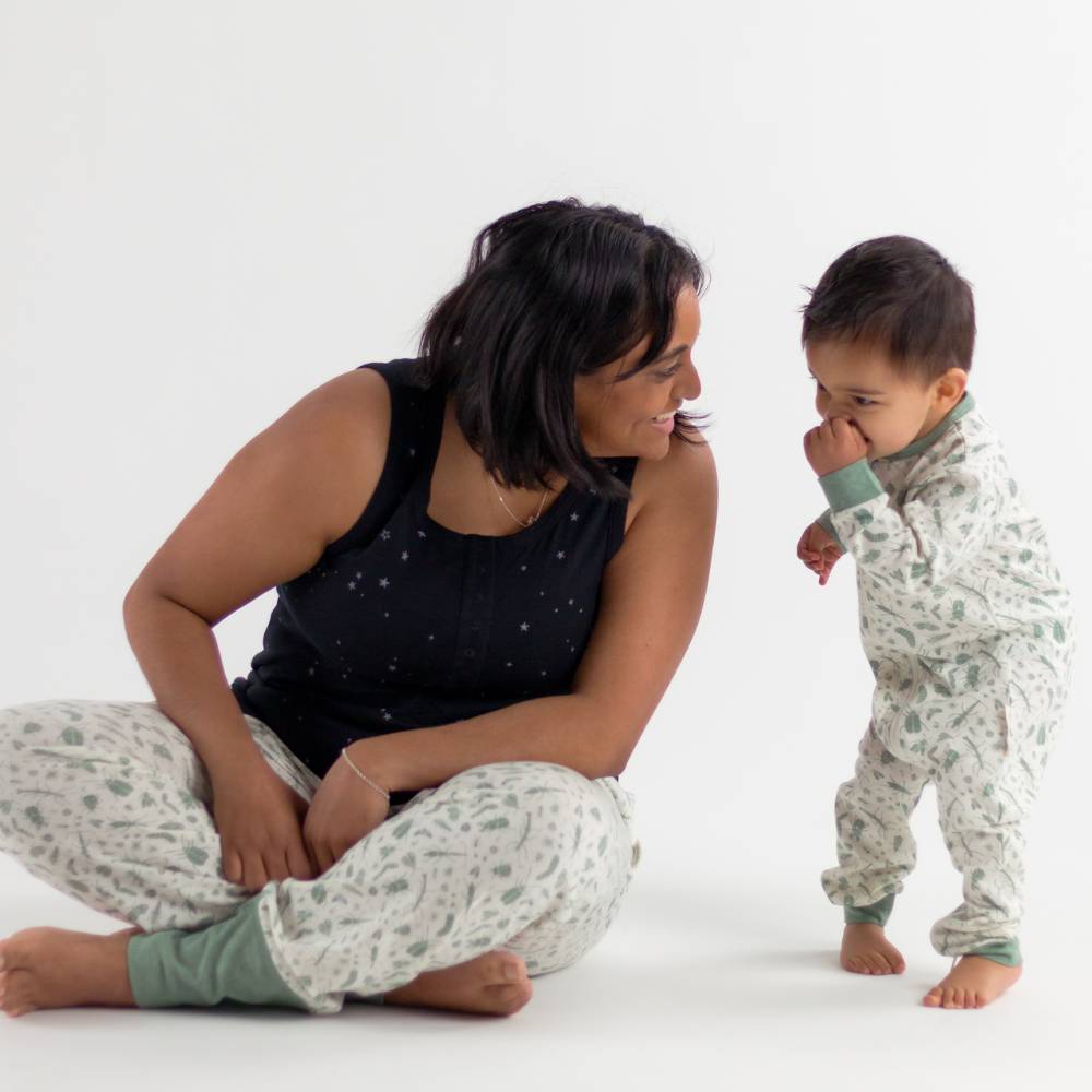 Woolbabe Merino/Organic Cotton PJ Suit