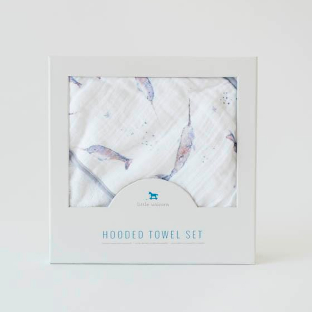 Hooded Towel + Wash Cloth - Discontinued Packaging