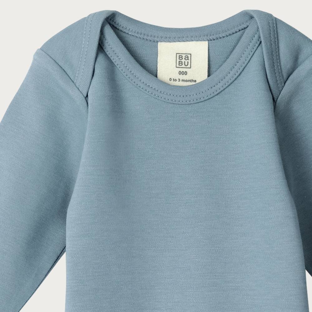 Babu Organic Cotton Long Sleeve Bodysuit