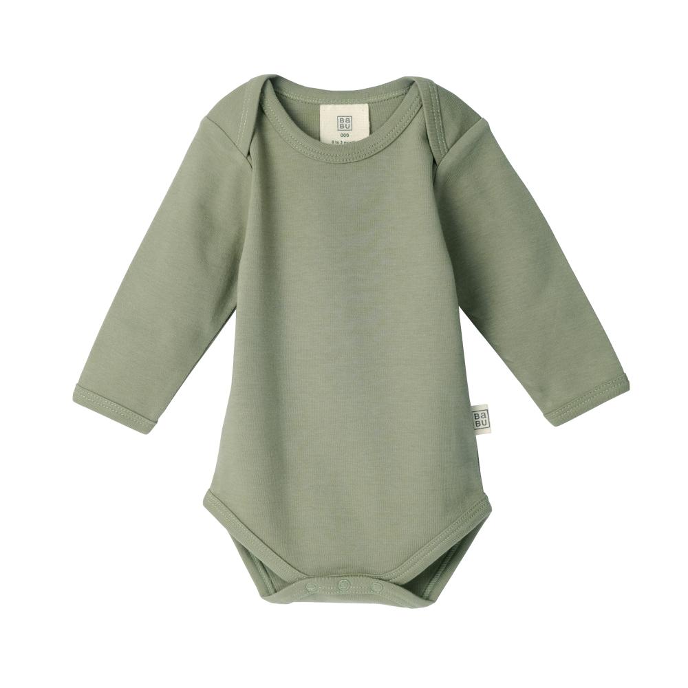Babu Organic Cotton Long Sleeve Bodysuit