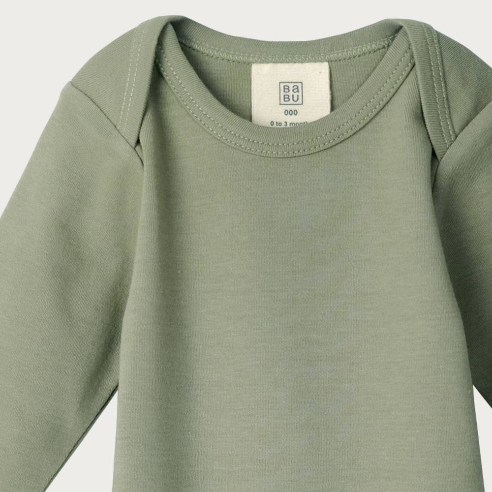 Babu Organic Cotton Long Sleeve Bodysuit