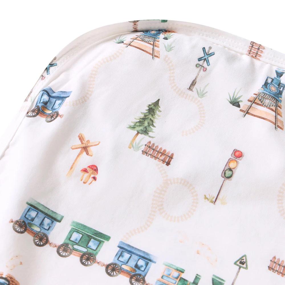 Snuggle Hunny Baby Jersey Wrap & Beanie Set