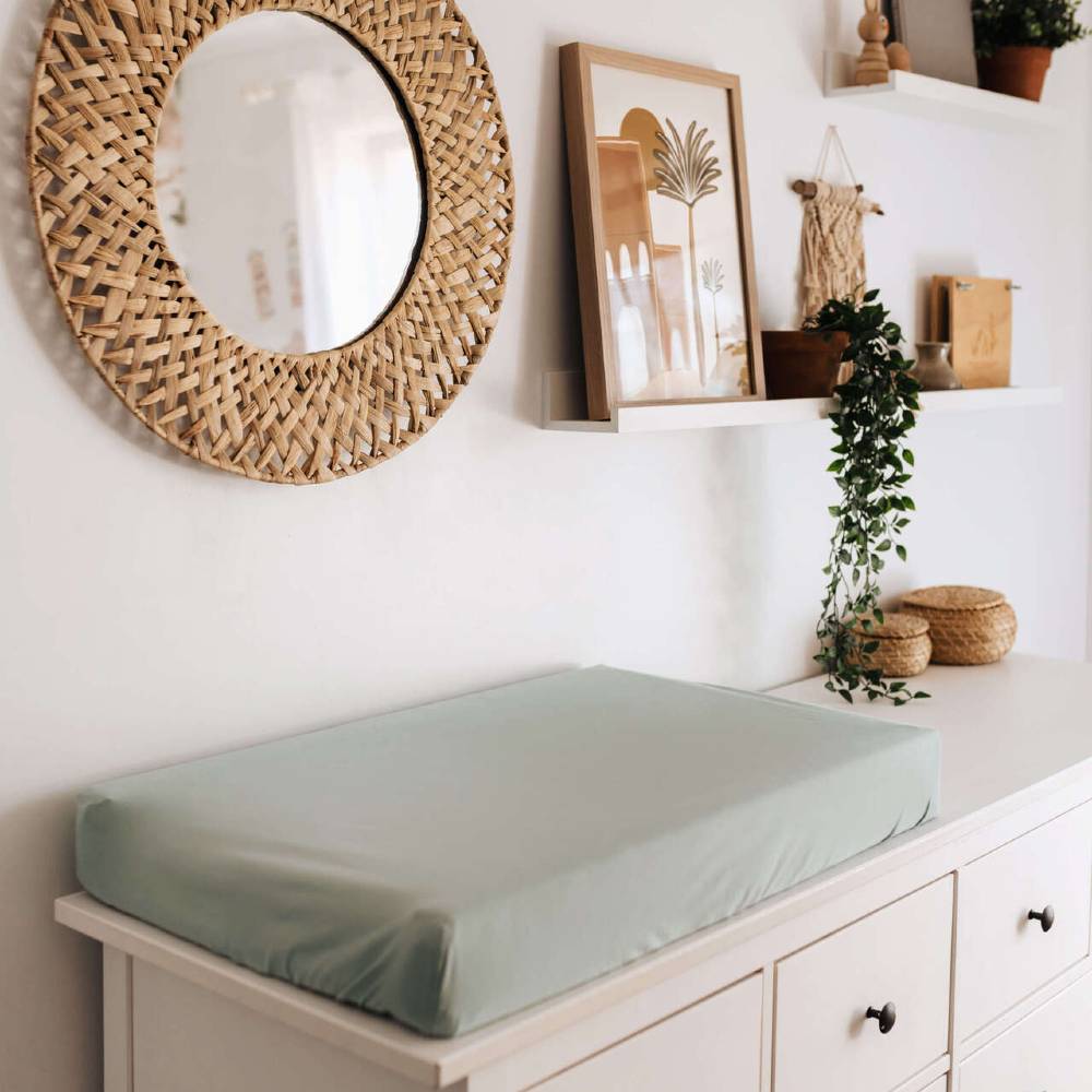 Snuggle Hunny Kids Fitted Bassinet Sheet / Change Pad Cover - 80 x 48cm