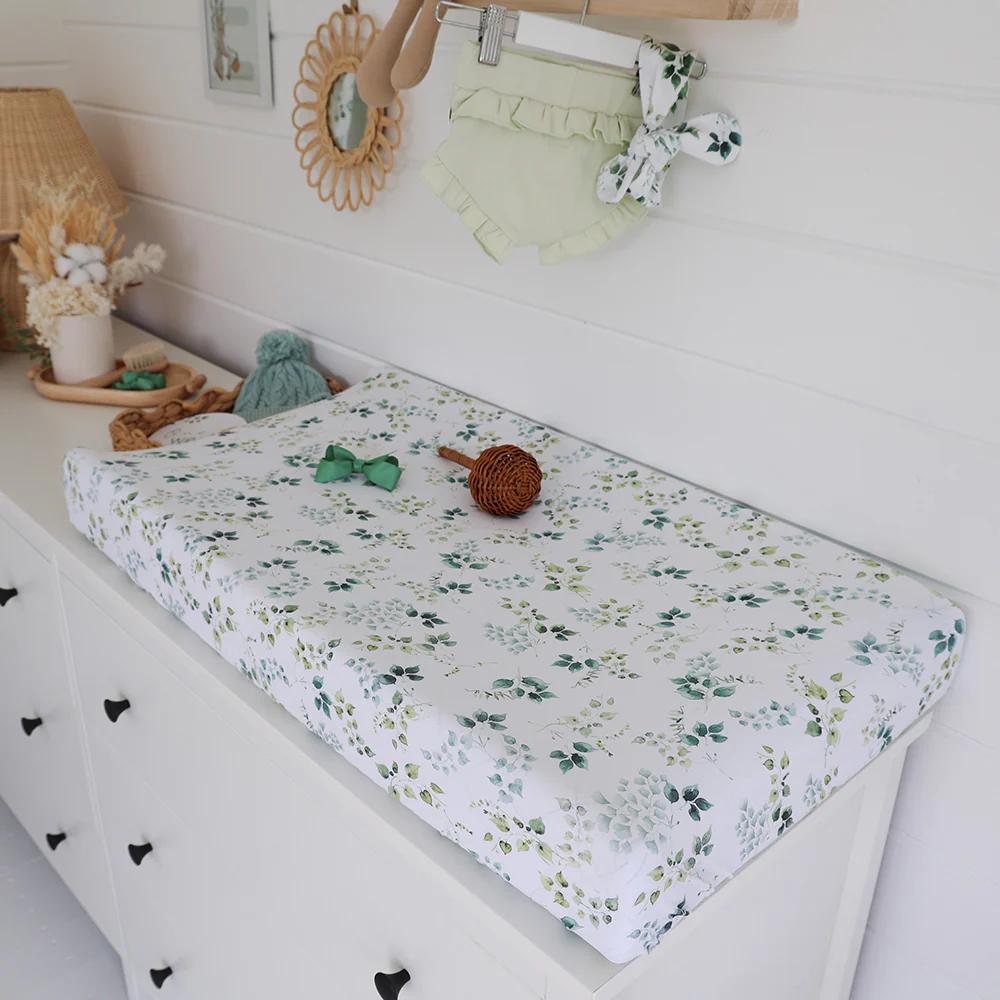 Snuggle Hunny Kids Fitted Bassinet Sheet / Change Pad Cover - 80 x 48cm