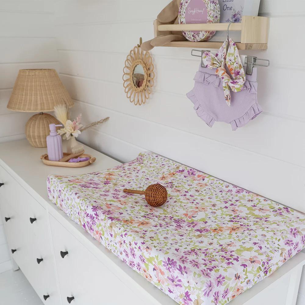 Snuggle Hunny Kids Fitted Bassinet Sheet / Change Pad Cover - 80 x 48cm