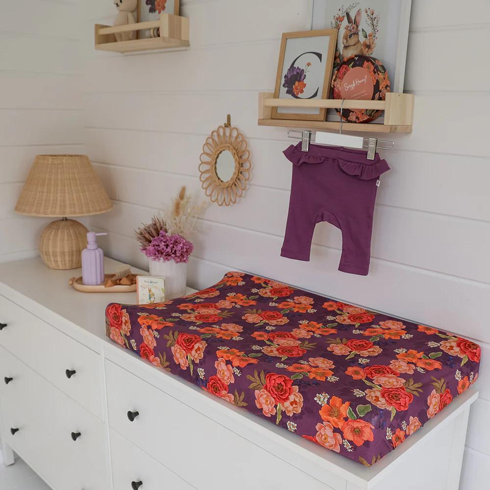 Snuggle Hunny Kids Fitted Bassinet Sheet / Change Pad Cover - 80 x 48cm