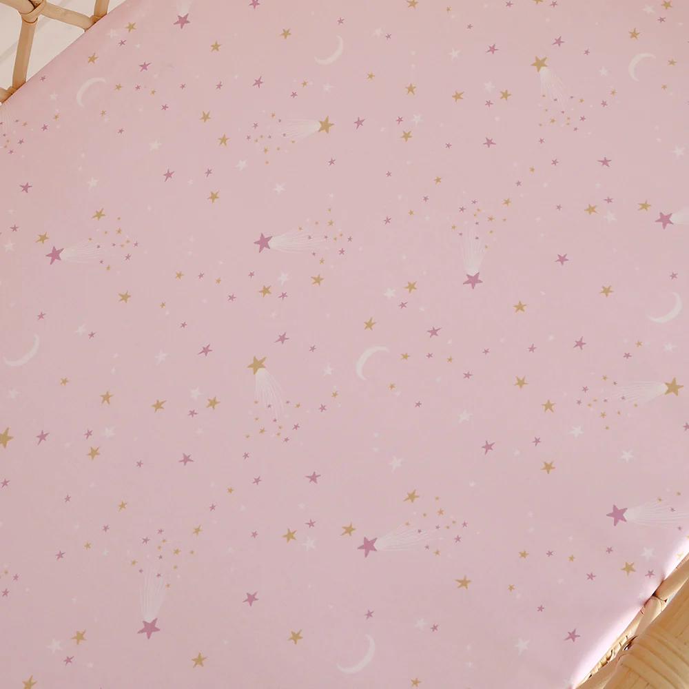 Snuggle Hunny Kids Fitted Bassinet Sheet / Change Pad Cover - 80 x 48cm