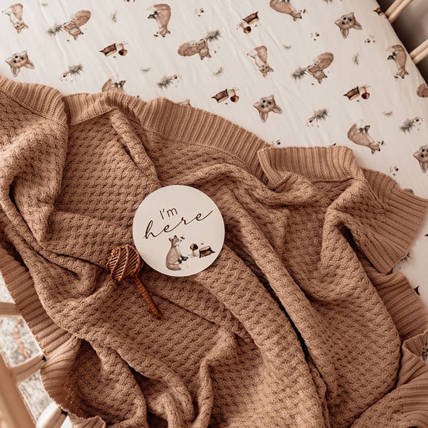 Snuggle Hunny Diamond Knit Baby Blanket