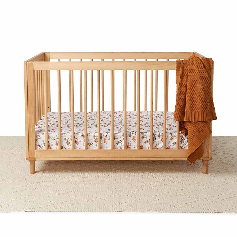 Snuggle Hunny Kids Fitted Cot Sheet - 133 x 77cm